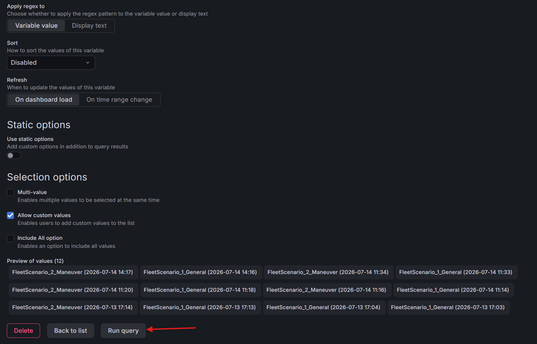 Edit dashboard 5